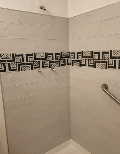 shower tile sample